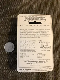 MTG HEARBREAKER MINIATURE PEWTER DAMAGED PACKAGE MINT #9142 RAGMAN FREE SHIPPING - Image 3