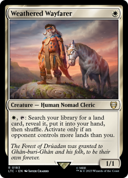 Weathered Wayfarer 183 LTC The Lord of the Rings: Tales of Middle-earth MTG NM - Image 1