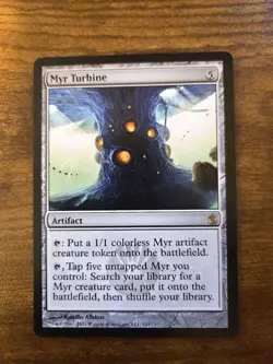 Myr Turbine: Mirrodin Besieged: Never Played: Magic the Gathering - Image 1