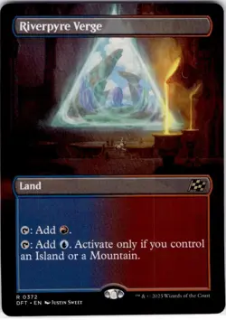 MTG Riverpyre Verge (Borderless) Aetherdrift Rare #372 - Image 1