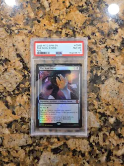 2025 MTG MARVEL'S SPIDER-MAN #0066 THE SOUL STONE PSA 10 - Image 1