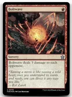 Boltwave #79 (Foil) (NM) Foundations FDN Magic MTG - Image 1
