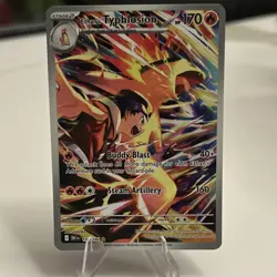 Pokemon TCG Ethan's Typhlosion Illustration Rare Holo 190/182 Sv10 Stage 2 170 … - Image 1