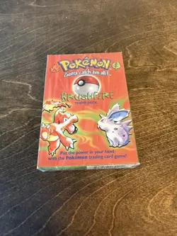 Pokemon Set SEALED Theme Deck 1999 BRUSHFIRE Wizards of the Coast Pokemon - Image 2