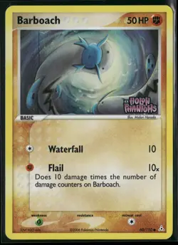 BARBOACH 60/110 C LP HOLON PHANTOMS POKEMON REVERSE HOLO - Image 2