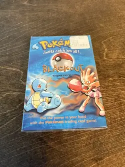 Pokemon Set SEALED Theme Deck 1999 BLACKOUT Wizards of the Coast Pokemon - Image 2
