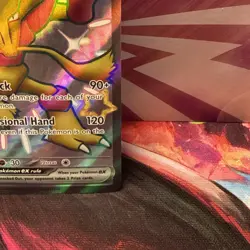 Alakazam EX 215/091 - Full Art Shiny Ultra Rare Paldean Fates Pokemon Card - NM - Image 4