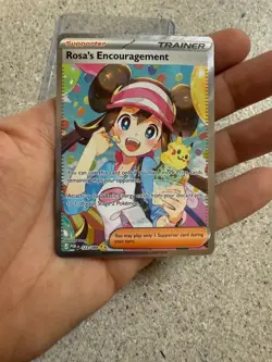 Pokemon TCG Rosa's Encouragement 123/088 Perfect Order SIR NM - Image 2