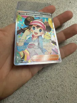 Pokemon TCG Rosa's Encouragement 123/088 Perfect Order SIR NM - Image 3