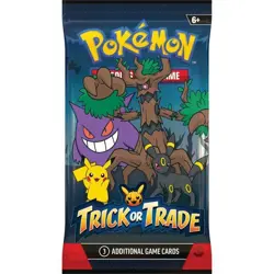 Pokemon 2024 Trick or BOOster Pack Pikachu Mimikyu Gengar! - Image 1