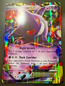 Gengar EX 34/119 – XY Phantom Forces Oversized Pokemon Card - Image 1