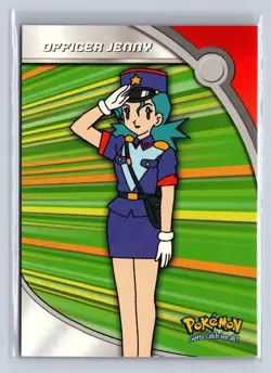 2000 Topps Pokemon TV Animation Series 3 Heroes & Villains Officer Jenny #HV17 - Image 1