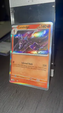 Pokemon Ceruledge Stage 1 Promo Holo Prerelease Me: Mega Evolution 014 140 HP - Image 3