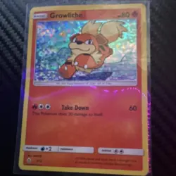 Pokemon Growlithe Holo Promo Card McDonald's 2018 Set 80 HP English - Image 1