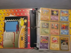 Vintage Pokemon Card Collection Lot Binder old school - Image 1