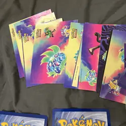 Pokemon Jumbo Card Lot With 25th Anniversary Celebrations Train On Jumbo Binder - Image 5