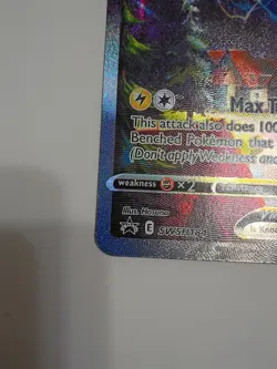 Pokemon TCG Jolteon VMAX Oversized SWSH184 Alt Art Full Art Jumbo Size Promo NM - Image 5