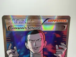 Pokemon TCG Giovanni's Scheme 162/162 Full Art Ultra Rare XY Breakthrough LP - Image 2