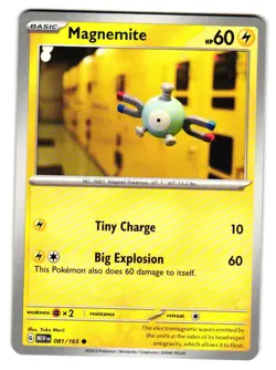 Magnemite 081/165 Common 151 Pokemon Near Mint - Image 1