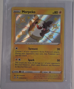 Pokemon Morpeko SV044/SV122 Shining Fates Shiny Vault Shiny Holo Rare HP 80 - Image 1