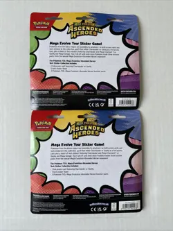 Pokemon TCG Ascended Heroes Tech Sticker Collection SET OF 2 New And sealed - Image 4