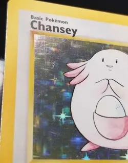 [Error] [MP] English Base Set Unlimited Chansey 3/102 Holo Pokemon TCG - Image 4
