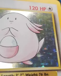 [Error] [MP] English Base Set Unlimited Chansey 3/102 Holo Pokemon TCG - Image 5