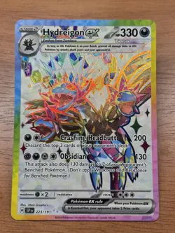 Pokemon TCG Hydreigon EX 223/191 Surging Sparks NM/Mint Condition - Image 1