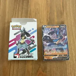 Lucario V Learn To Play Pokemon Day 2022 Demo Deck Non Holo Sealed - Image 1