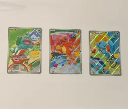 Pokemon Set of 9 - First Partner Illustration Collection Promo 30th Anniversary - Image 2