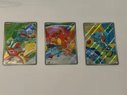 Pokemon Set of 9 - First Partner Illustration Collection Promo 30th Anniversary - Image 3