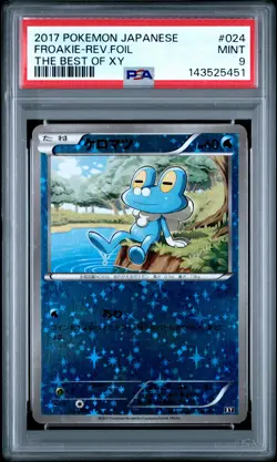 PSA 9 Froakie Reverse Holo 024/171 The Best Of Xy Pokemon Japanese - Image 1