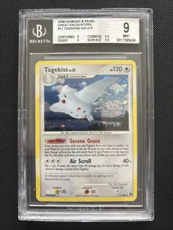 Togekiss 11/106 Great Encounters Holo Rare BGS 9 MINT Pokemon TCG - Image 1