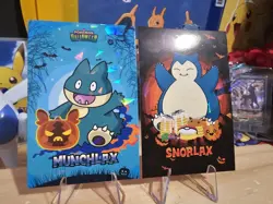 Pokemon Halloween Card Database - Holiday Munchlax & Snorlax - 2 Card Lot - Image 2