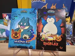 Pokemon Halloween Card Database - Holiday Munchlax & Snorlax - 2 Card Lot - Image 3