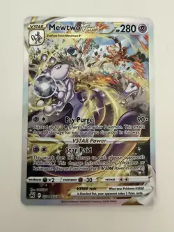 Pokemon Mewtwo VSTAR Crown Zenith: Galarian Galaxy Ultra Rare GG44/GG70 - Image 1