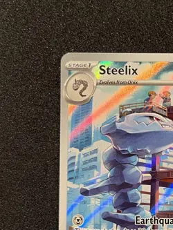 Pokemon TCG Steelix 208/182 Illustration Rare Paradox Rift Pokemon Near Mint - Image 2