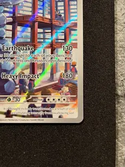 Pokemon TCG Steelix 208/182 Illustration Rare Paradox Rift Pokemon Near Mint - Image 4