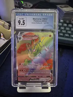 Pokemon TCG Machamp VMAX Astral Radiance 194/189 CGC 9.5 Blue Label - Image 1