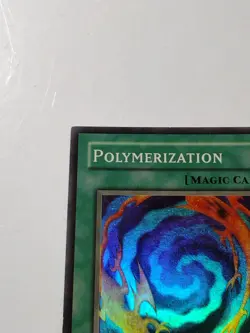 Yugioh Polymerization LOB-059 Super Rare 1st Edition North American Release - Image 3