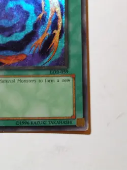 Yugioh Polymerization LOB-059 Super Rare 1st Edition North American Release - Image 5