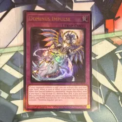 Konami Dominus Impulse Trap Holo 1st Ed Yu-Gi-Oh! TCG English Standard - Image 1