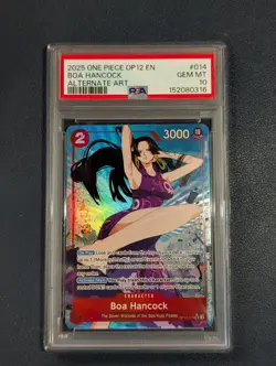 One Piece OP12-014 Boa Hancock Alternate Art PSA 10 Legacy of The Master - Image 1