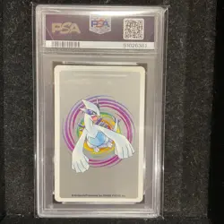 2000 Japanese Pokemon Pikachu #025A Joker Gold Playing Card PSA 9 Mint - Image 2