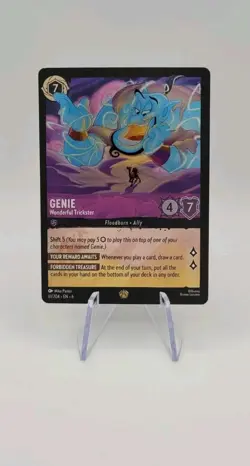 Disney Lorcana TCG: Genie - Wonderful Trickster 61/204 Azurite Sea - Regular -NM - Image 1