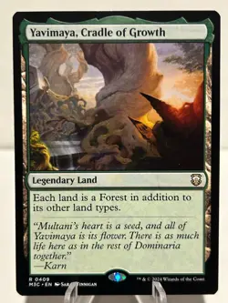 Yavimaya, Cradle of Growth 409 R Commander: Modern Horizons 3 NM MTG - Image 1