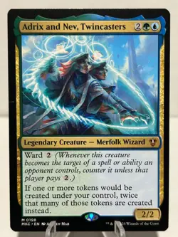 Adrix and Nev, Twincasters 198 M Commander: Murders at Karlov Manor NM MTG - Image 1