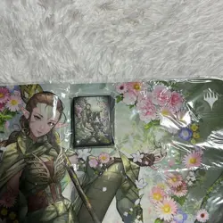 Mtg Resurgent Animist Nissa Playmat Gw Sleeve Set - Image 3
