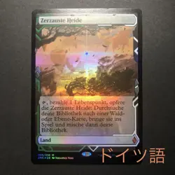 German Windswept Heath Zendikar Expedition Foil Mtg - Image 1