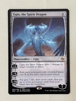 Mtg Ugin, The Spirit Dragon Ugin'S Fate English - Image 1